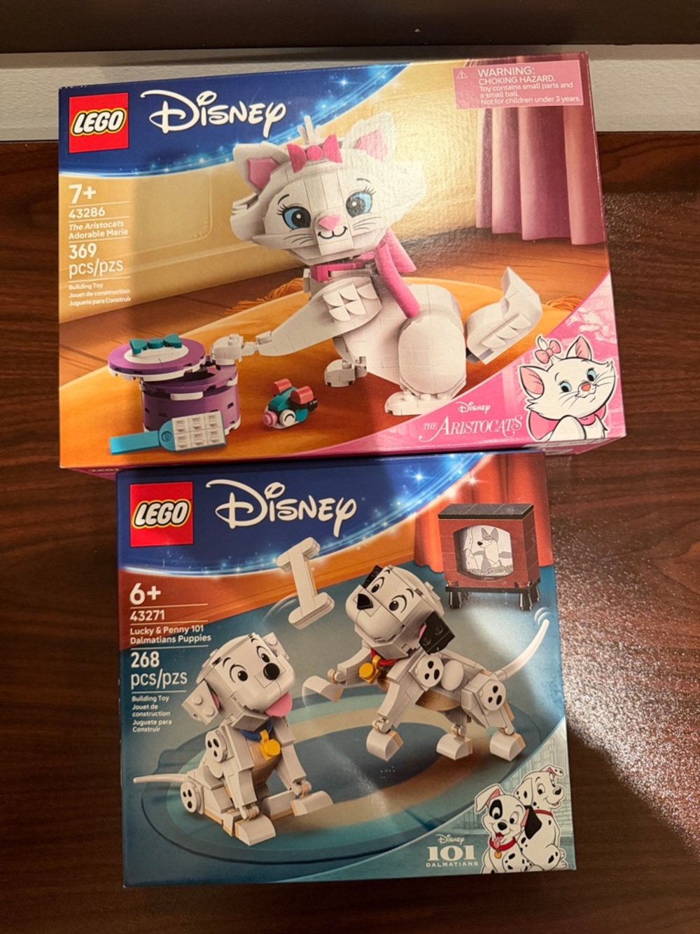 LEGO Disney Marie & 101 Dalmatians Puppy Duo - White, Pink, Blue